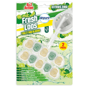 Airpure Fresh Loos závěs do WC Citrus zing 2ks