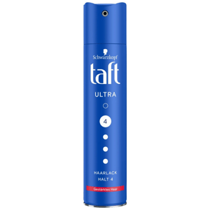 Taft Ultra lak na vlasy tužící síla č. 4 250ml