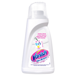 Vanish Oxi Action White odstraňovač skvrn na bílé prádlo 1,5l
